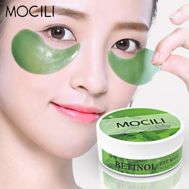 

60pcs Retinol Eye Mask Moisturizing Firming Anti Dark Circles Eyes Care Gel Masks Eye Patch Beauty Skincare Eye Patches