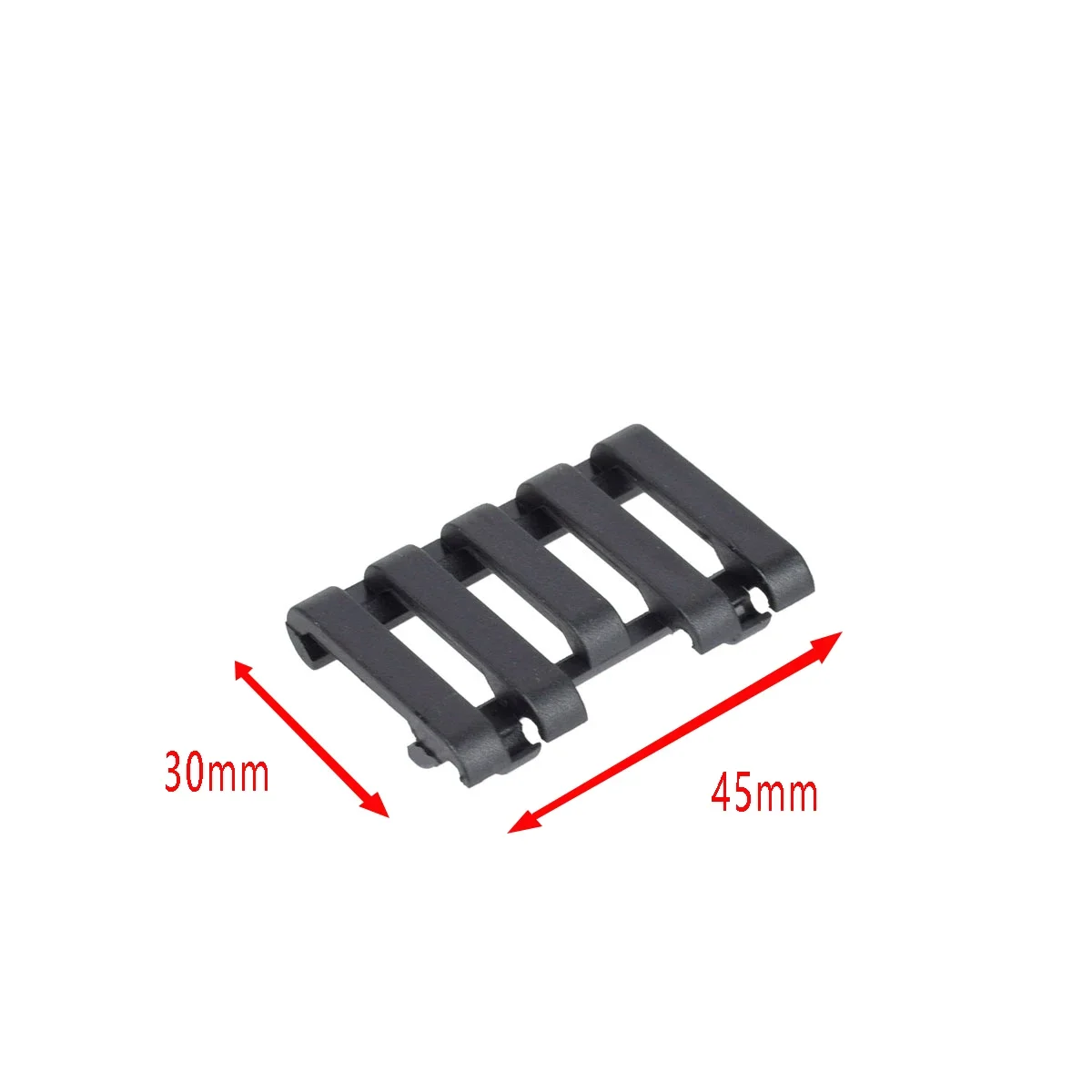 Tactical Picatinny 5 slot 20mm Rail Cover PEQ 15 DBAL M300 M600 Airsoft rifle Accessories Pressure Switch Wire Holder Wire Loom