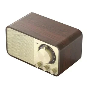 

Subwoofer Nostalgic Bluetooth Speaker Bluetooth Sound Retro Classic Speaker Retro Radio Wireless Bluetooth 5.0 Wooden Portable