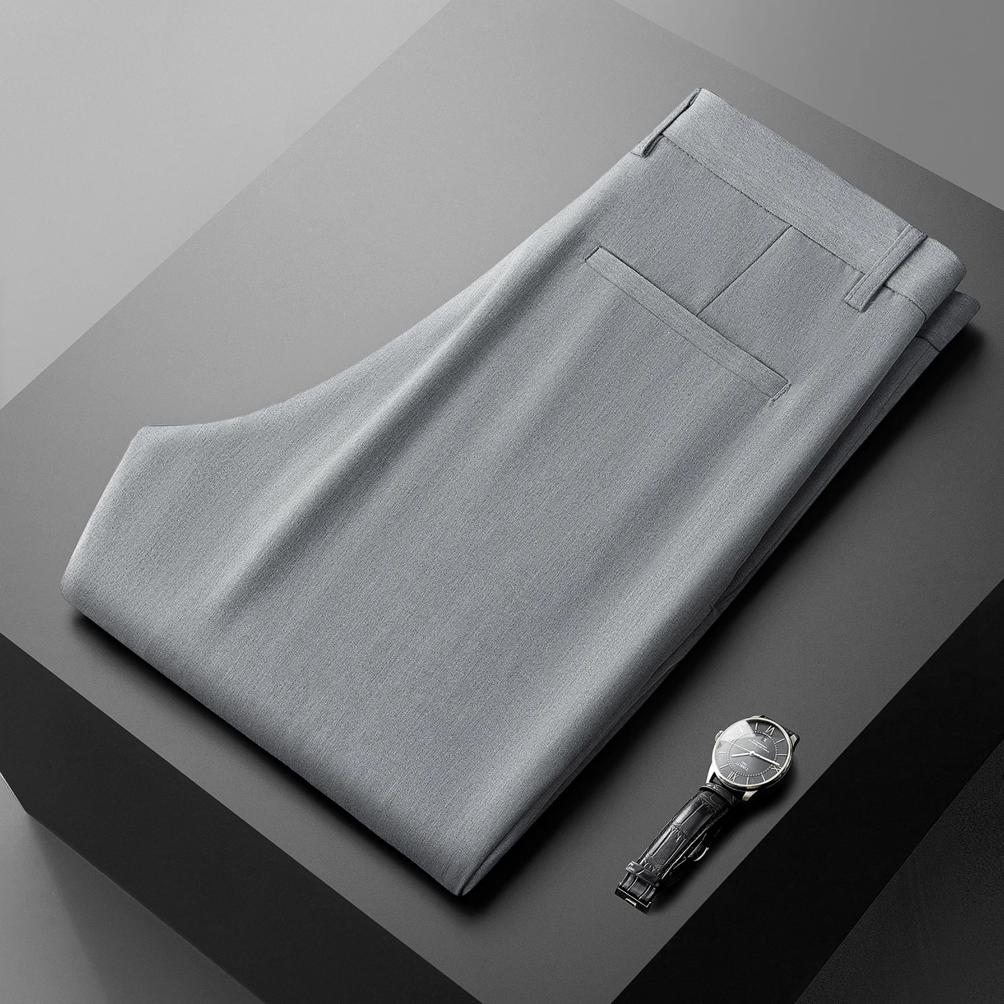 High Quality Luxury Autumn Winter Men's Pants Men Suit Work Office Formal Banquet Business Korea Thick Long Trousers Male Brand - Image 2