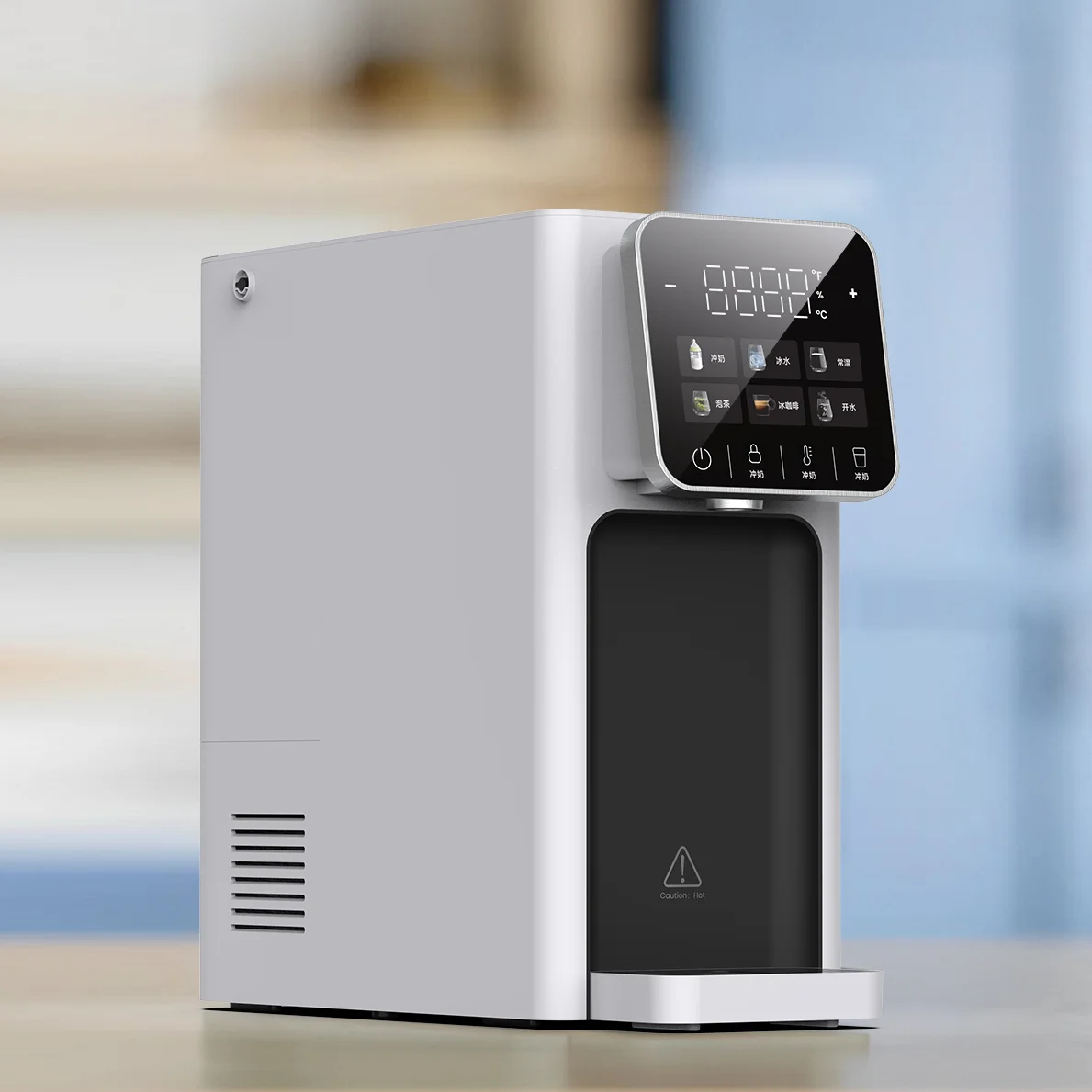 

Countertop Water Dispenser Hot Cold Reverse Osmosis Water Filter System RO Water Purifier Machine for Home