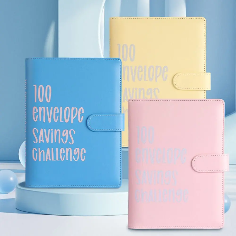 

Разноцветный конверт Macaron 100, Обложка для бумаги, кольцо из нержавеющей стали, бюджетная книга, простой и забавный свободный лист