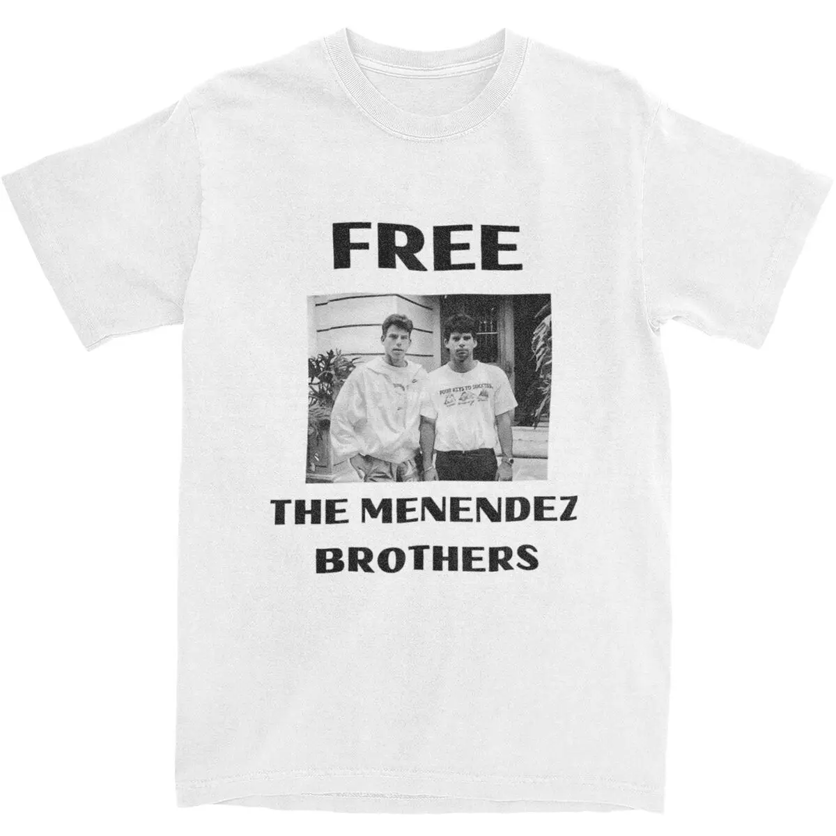 Justice For The Menendez Brothers T-Shirt American Crime Documentary Harajuku T Shirts Short Sleeves Tops Beach Cotton 6XL Tees