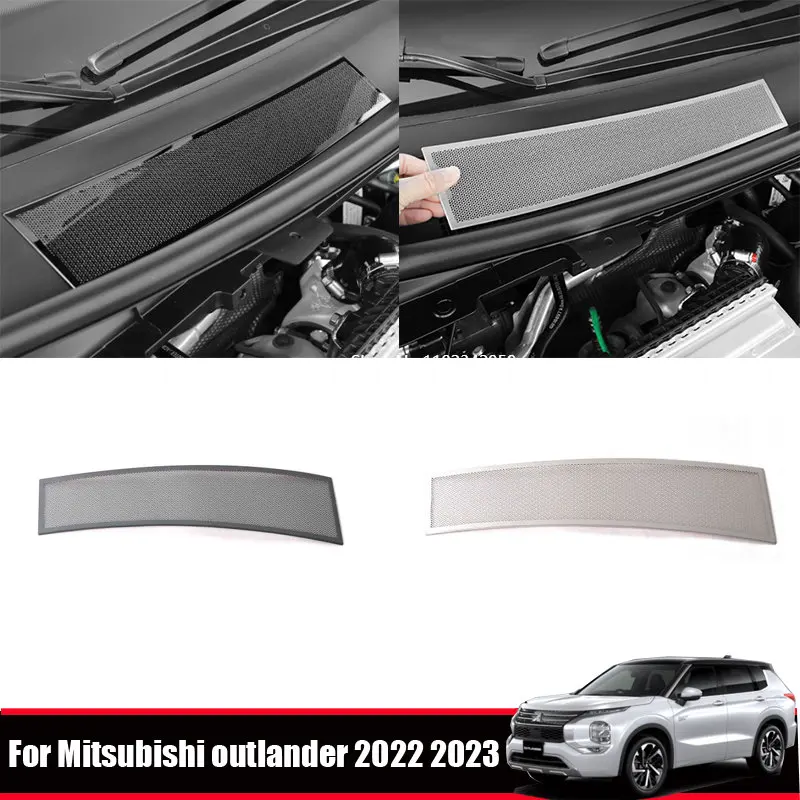 For Mitsubishi outlander 2022 2023 2024  Front hood dust horn cover Speaker Loudspeaker Decoration Cover Interior Accessories