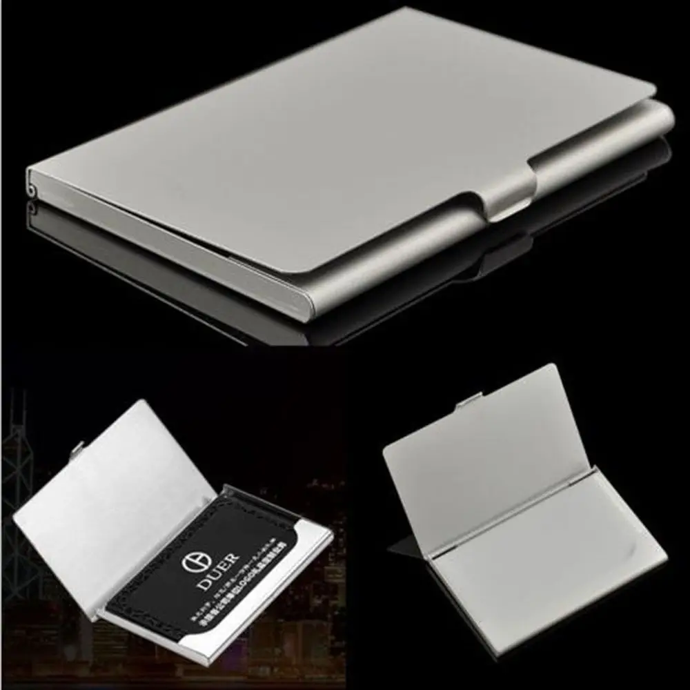 Hot Selling Aluminum Credit Box Stainless ID Waterproof Card Case Namecard Clip Business