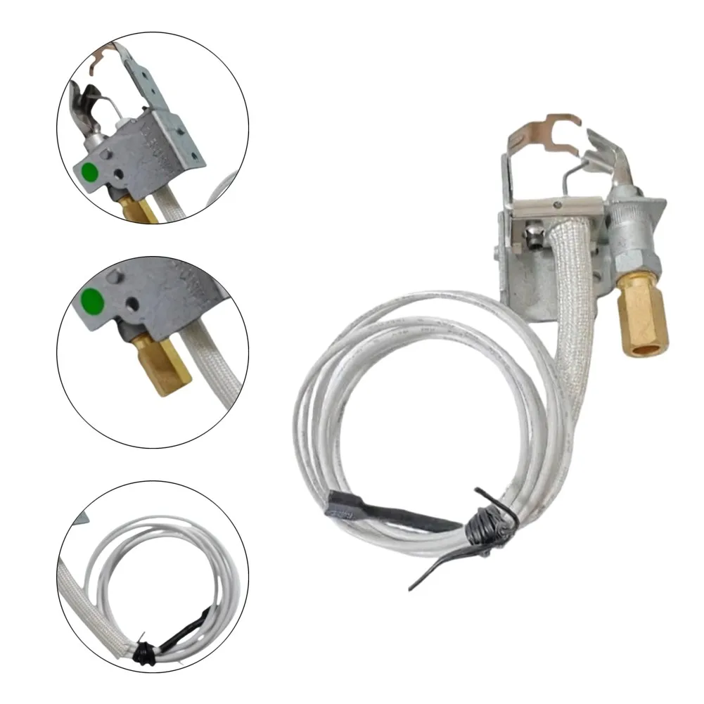Natural Gas Boiler Heater-Pilot Assembly Replacement With-LPG Nozzle For Raypak 106A Pool Heating System Ignition Part Metal