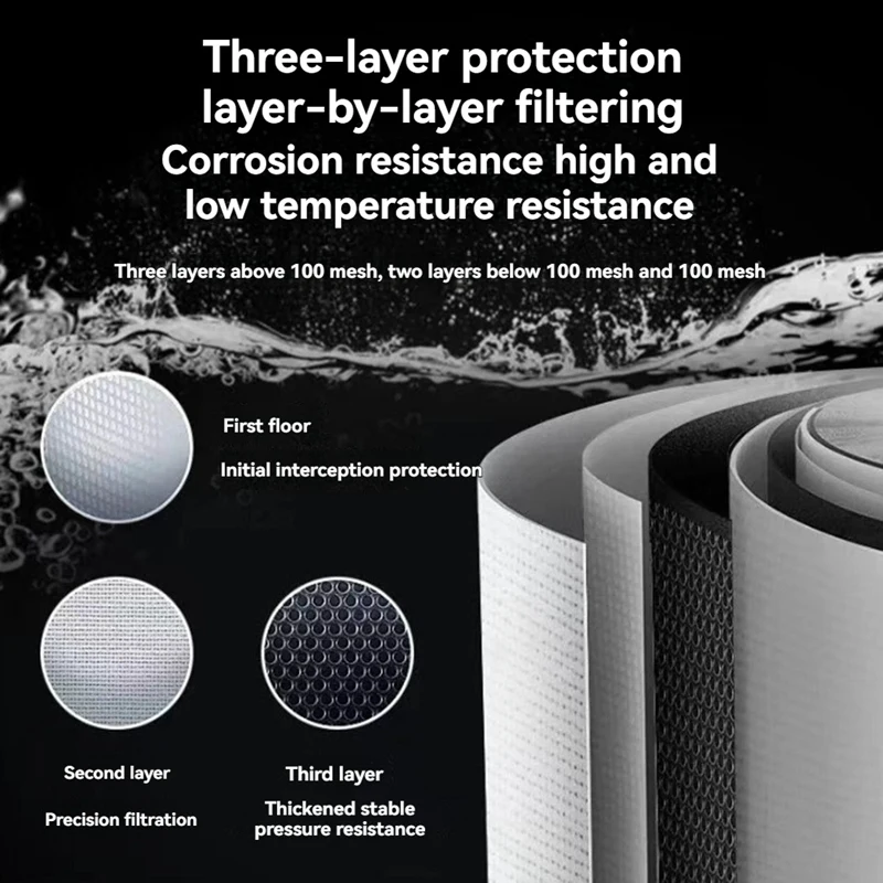 BAAG-10 Inch 304 Stainless Steel Water Purifi Accessories Can Be Cleaned And Reused Effectively Removes Impurities