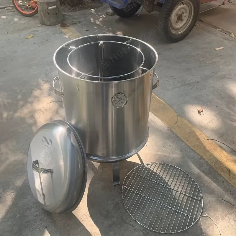 Family BBQ Hanging Oven  Carbon Grilling Tools Full Set Indoor Grilling Oven 40 Wide Round Grilling Skewers Stainless