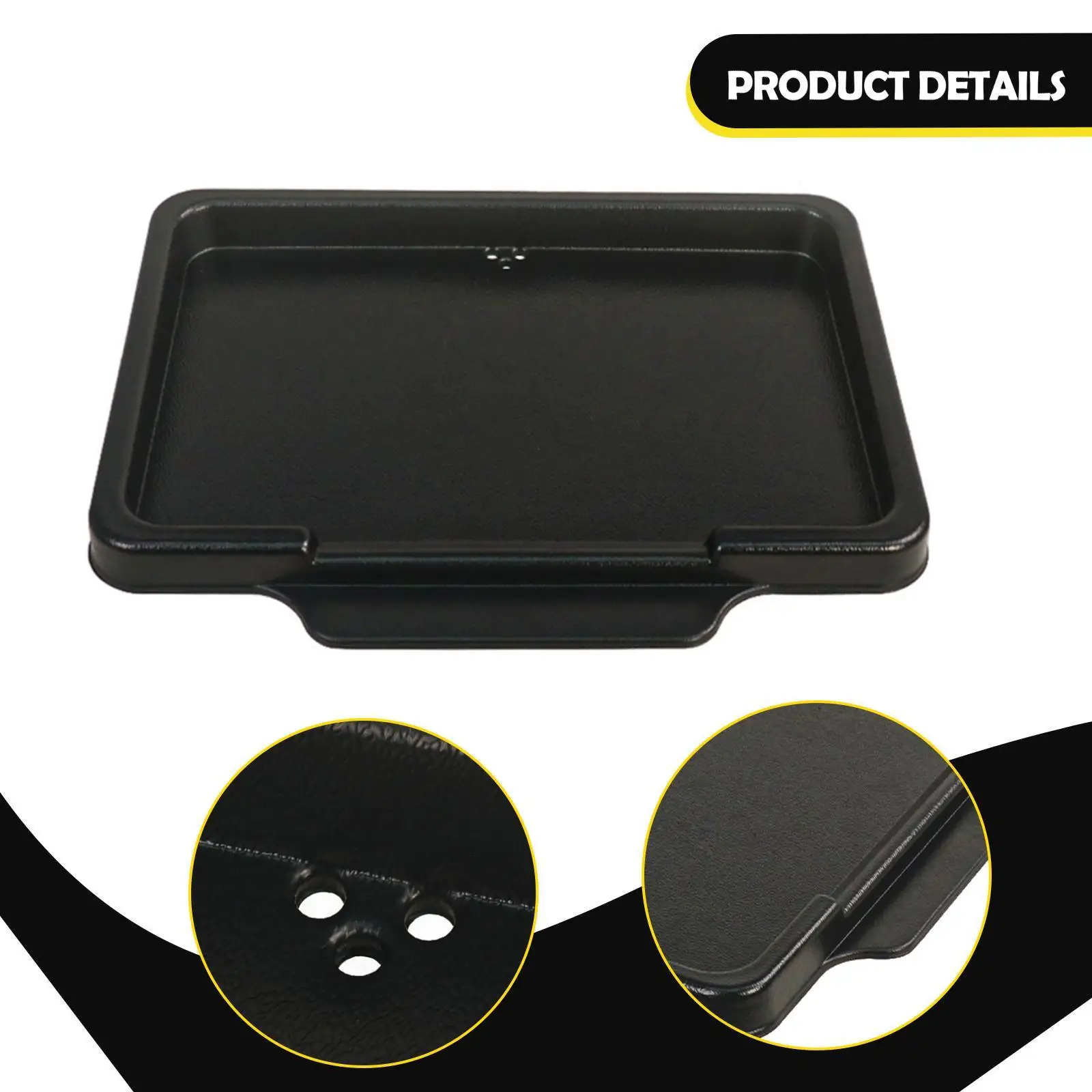 

Golf Ball Tray with Drainage Premium Golf Ball Organizer Storage Box Lightweight Plastic for Indoor Outdoor Practice Mat