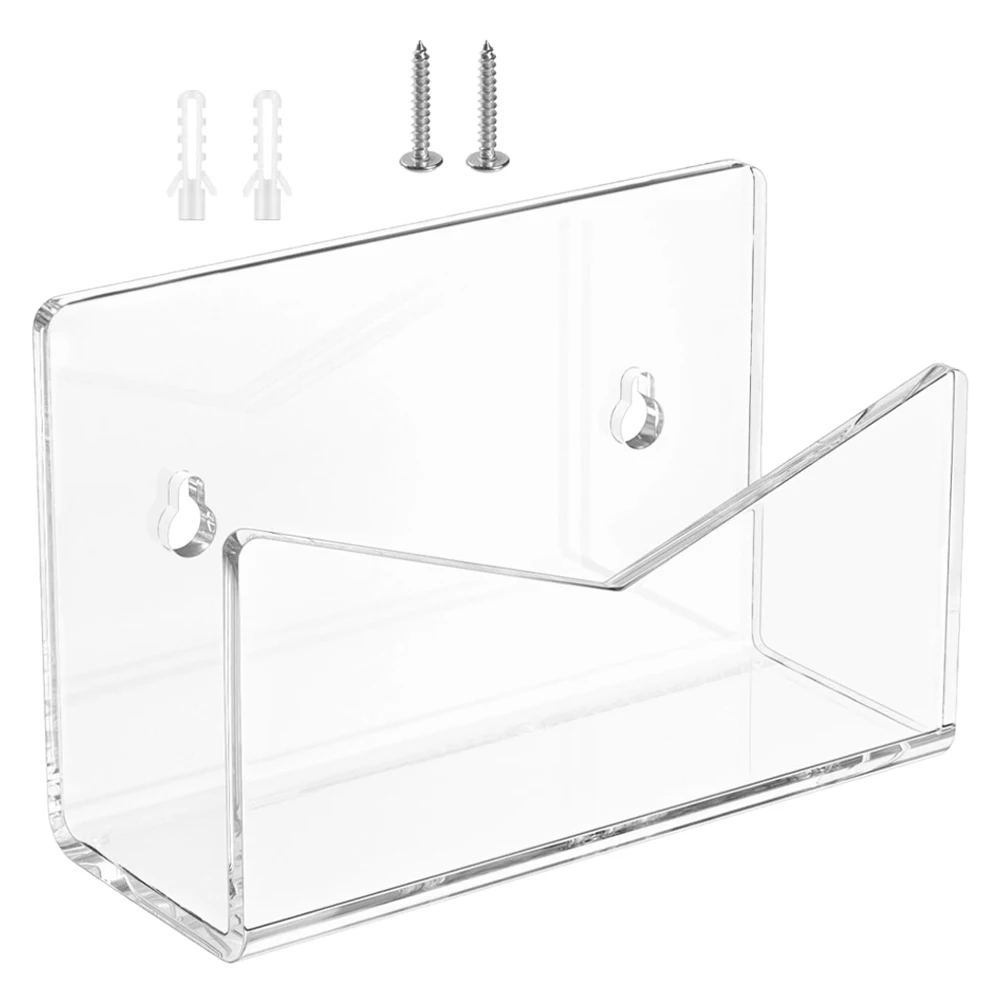 1 مجموعة 1 مجموعة الاكريليك البريد المنظم سطح المكتب حامل الرسالة المغلف تخزين الرف كتاب عرض الرف كونترتوب منظم الملفات