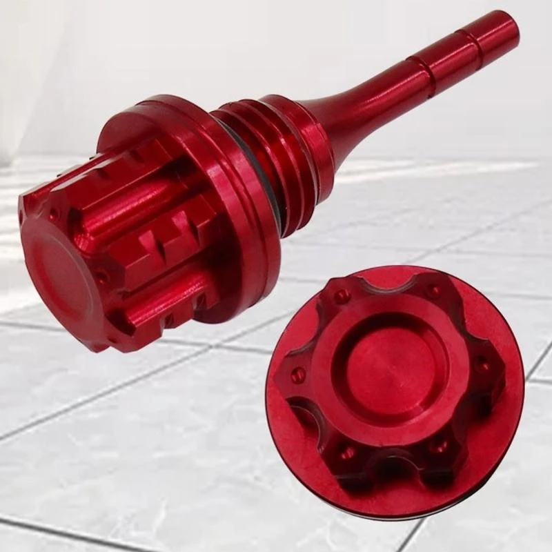 Motorbike Modification Accessories for GY6 BWS 125CC Aluminum Motorcycle Engine Oil Dipstick Filler Caps Plug Universal