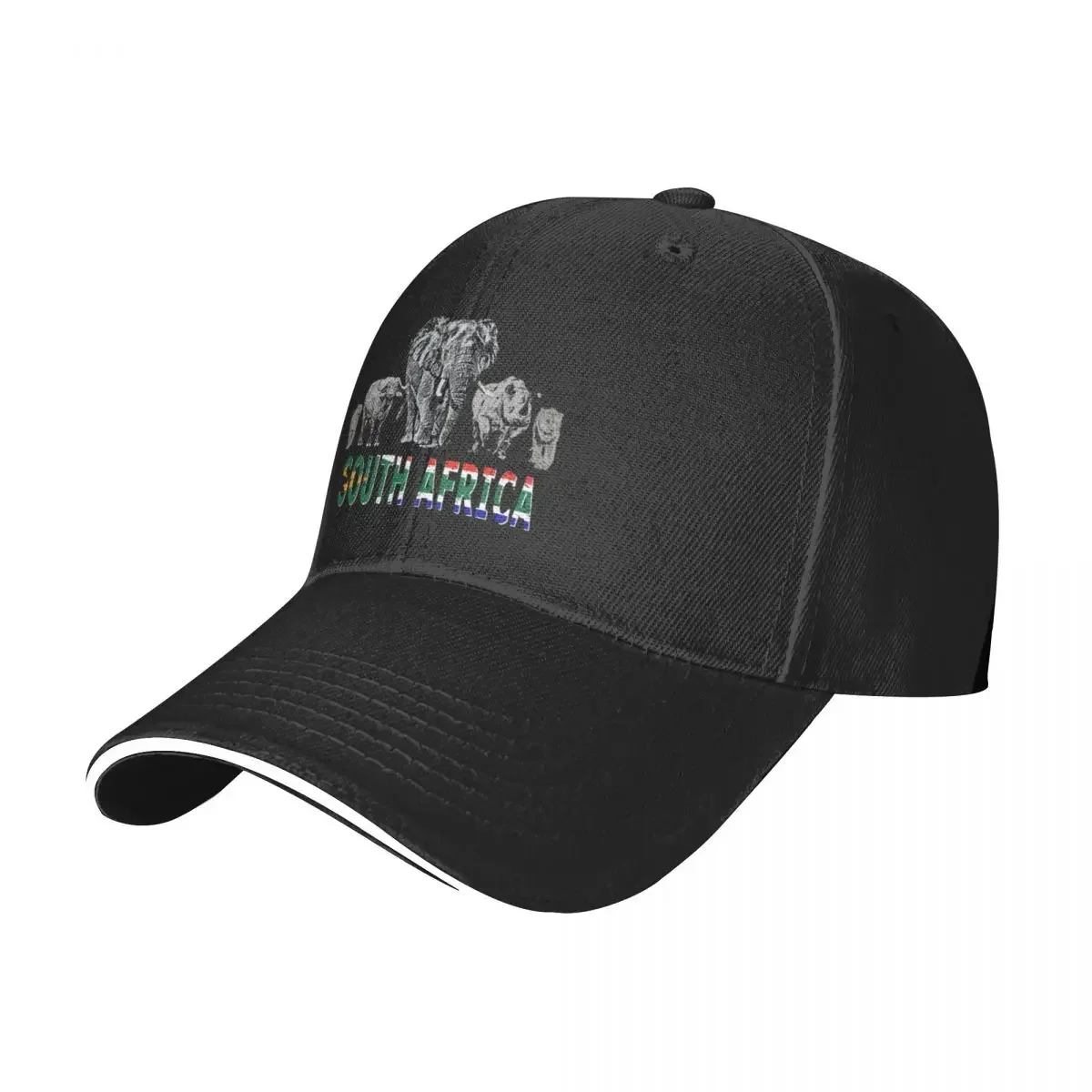 Africa's Big 5 for South Africa Wildlife Fans Baseball Cap custom Hat Sun Hat For Children Ball Cap For Women Men's