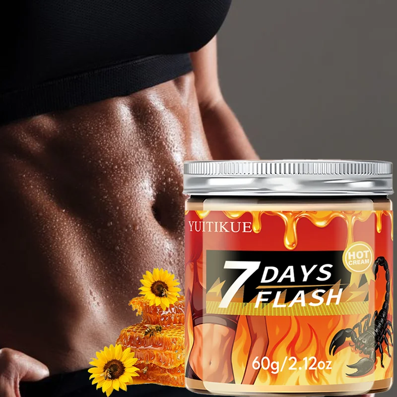 Thermal Skin Tightening Rub Cream Silky Easy Spread Texture Nourish Dull Rough Skin Post Workout Abdomen Hip Massage Treatment