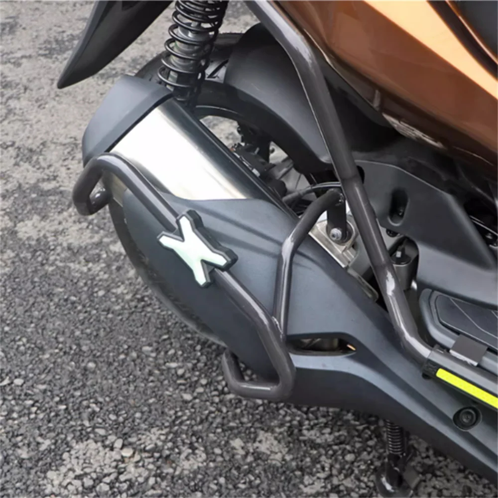 

X luminous rubber block for motorcycle universal bumper anti drop bar protective rubber sleeve with a diameter of 18mm and 22mm