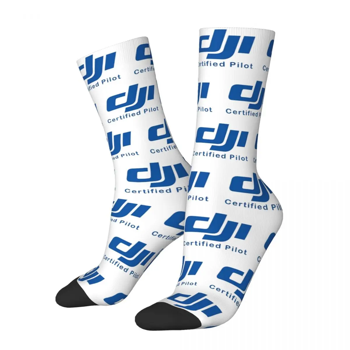 Dji Drone Pilot Product Socks Cozy Sport Crew Sock Soft for Men's Gifts