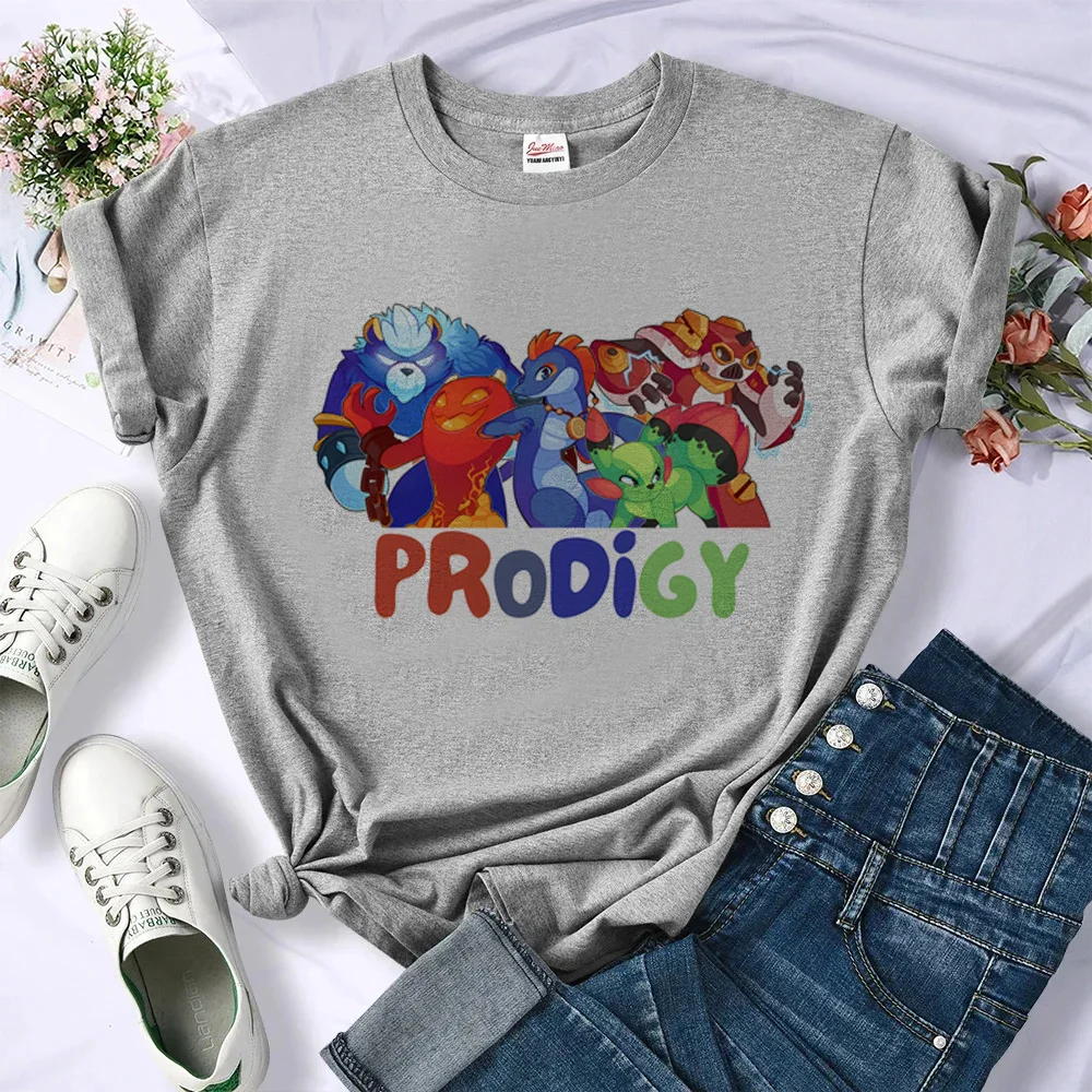 Prodigy t shirt women funny t-shirts girl 2000s y2k anime clothes