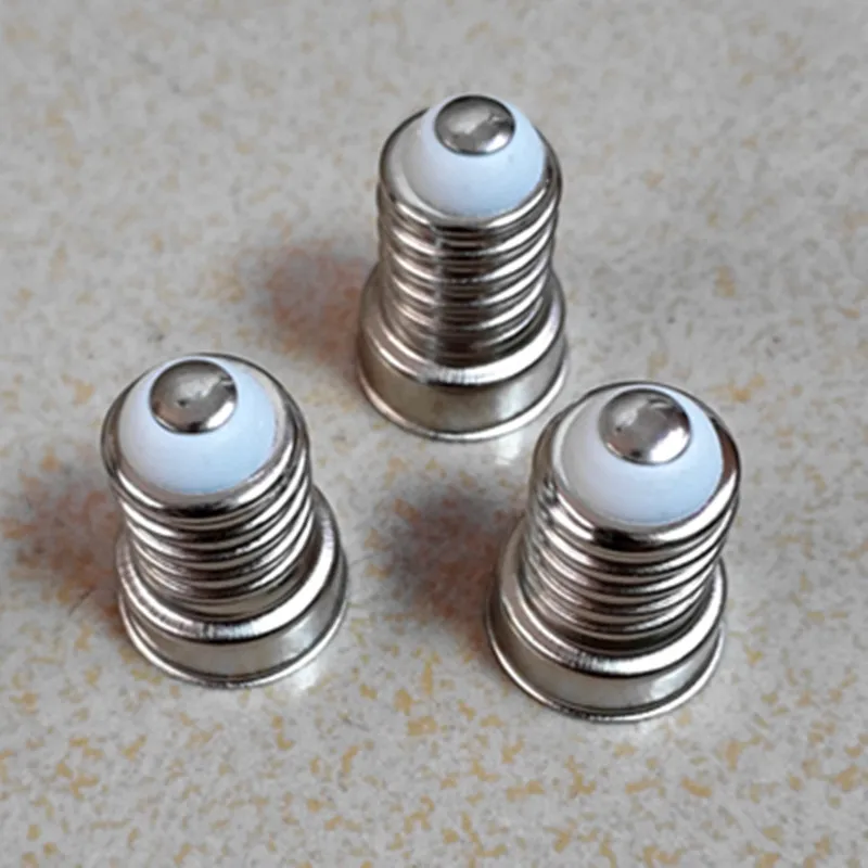 E14 lamp base energy saving lamp DIY led part E27 lamp holder B22 Brass Bulb lampholder small screw free welding e14 accessories
