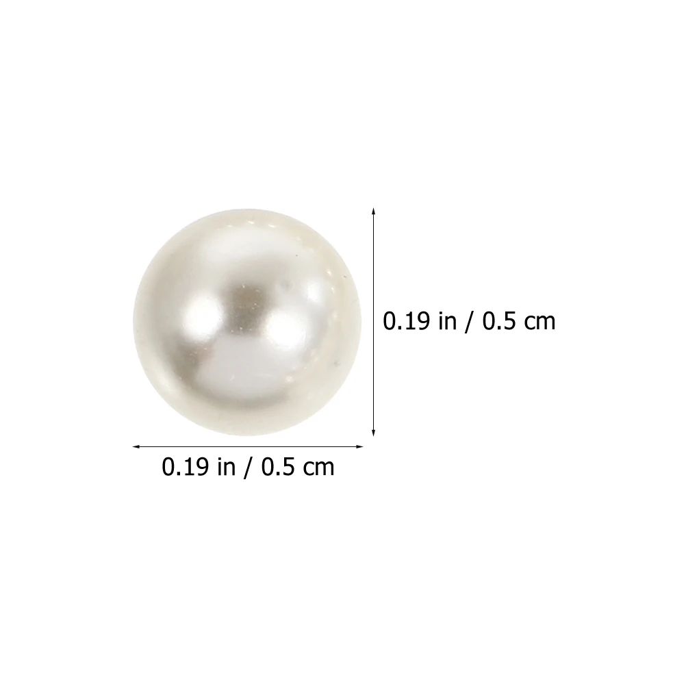 

150 set Pearl Design Imitation Pearl Studs Round Clothing Rivets Diy Accessories Decorative Rivets Handmade Supplies