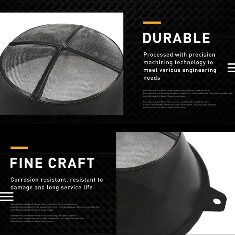 Filtre à peinture passoire à peinture en plastique avec maille en nylon fine, filtre à peinture réutilisable pour filtre à huile peintures à l'huile à base d'eau