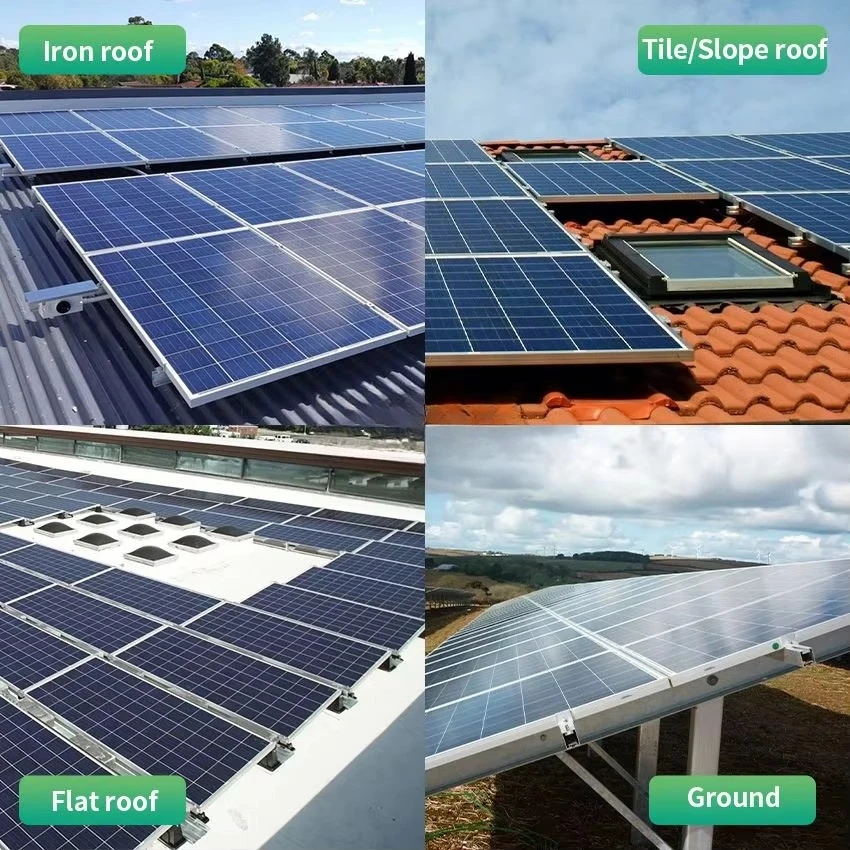 40kw 3 المرحلة الهجين لوحة طاقة شمسية نظام الطاقة عدة 50 kw 50 Kva 50kw نظام الطاقة الشمسية خارج الشبكة باكستان كامل مع البطارية #6