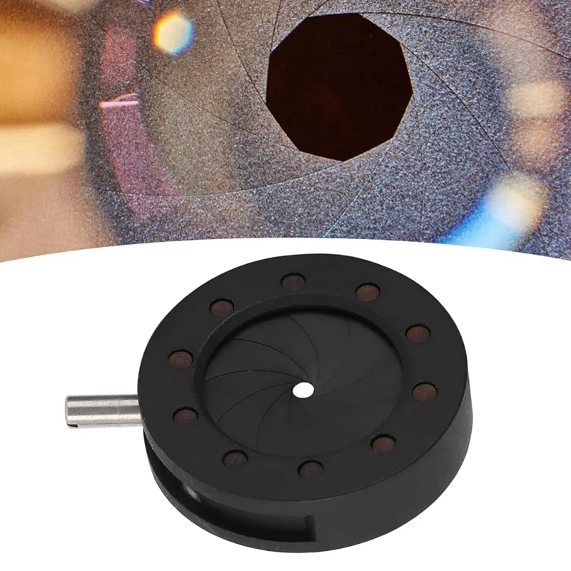 Adjustable Iris Diaphragm Mechanical Aperture Lens For Digital Cameram4 SK12, 1-12Mm Diameter