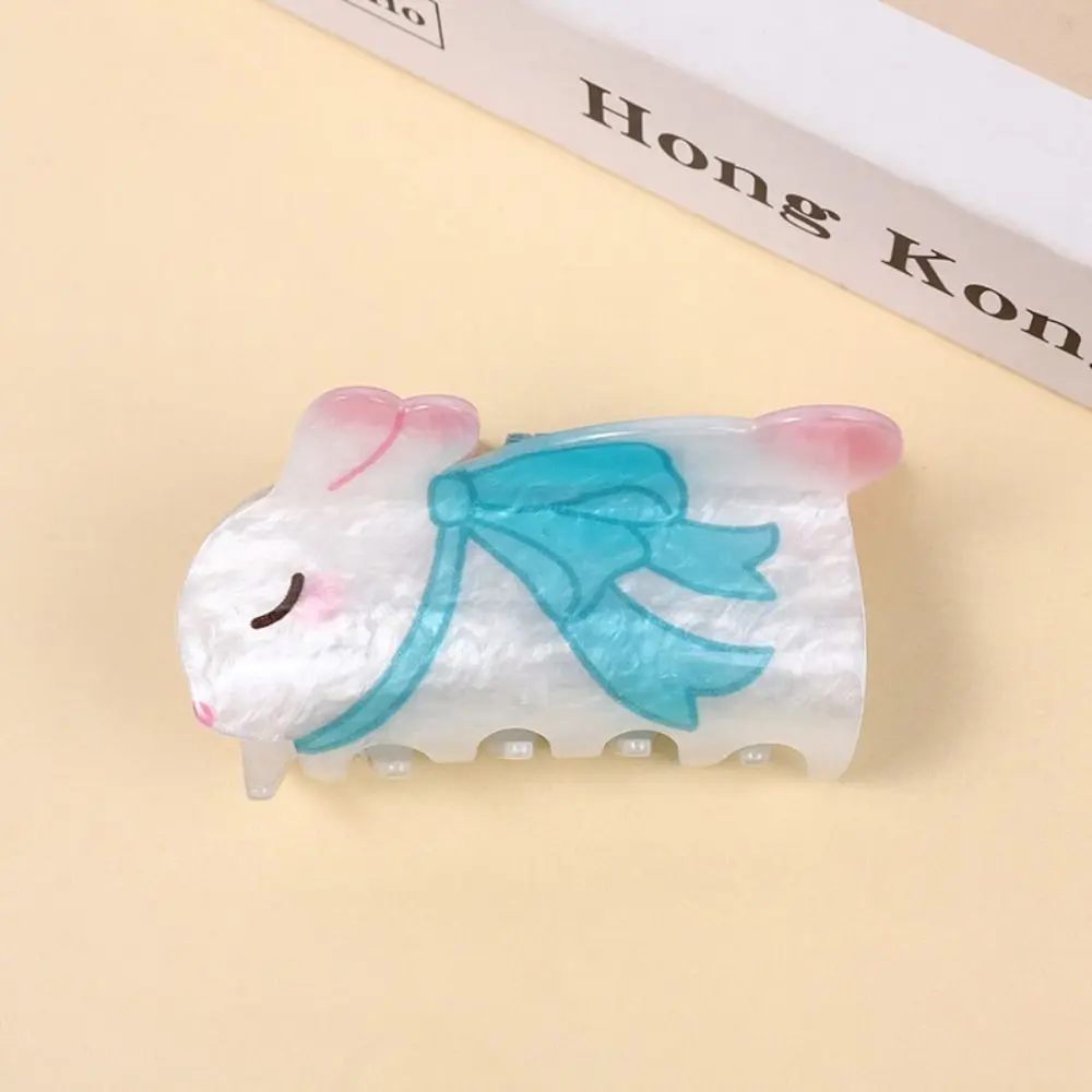 Irregular Double-sided Printed Hair Claw Acrylic Geometry Jellyfish Shark Clip Bird Hair Clip Ocean Animal Claw Clip Girls