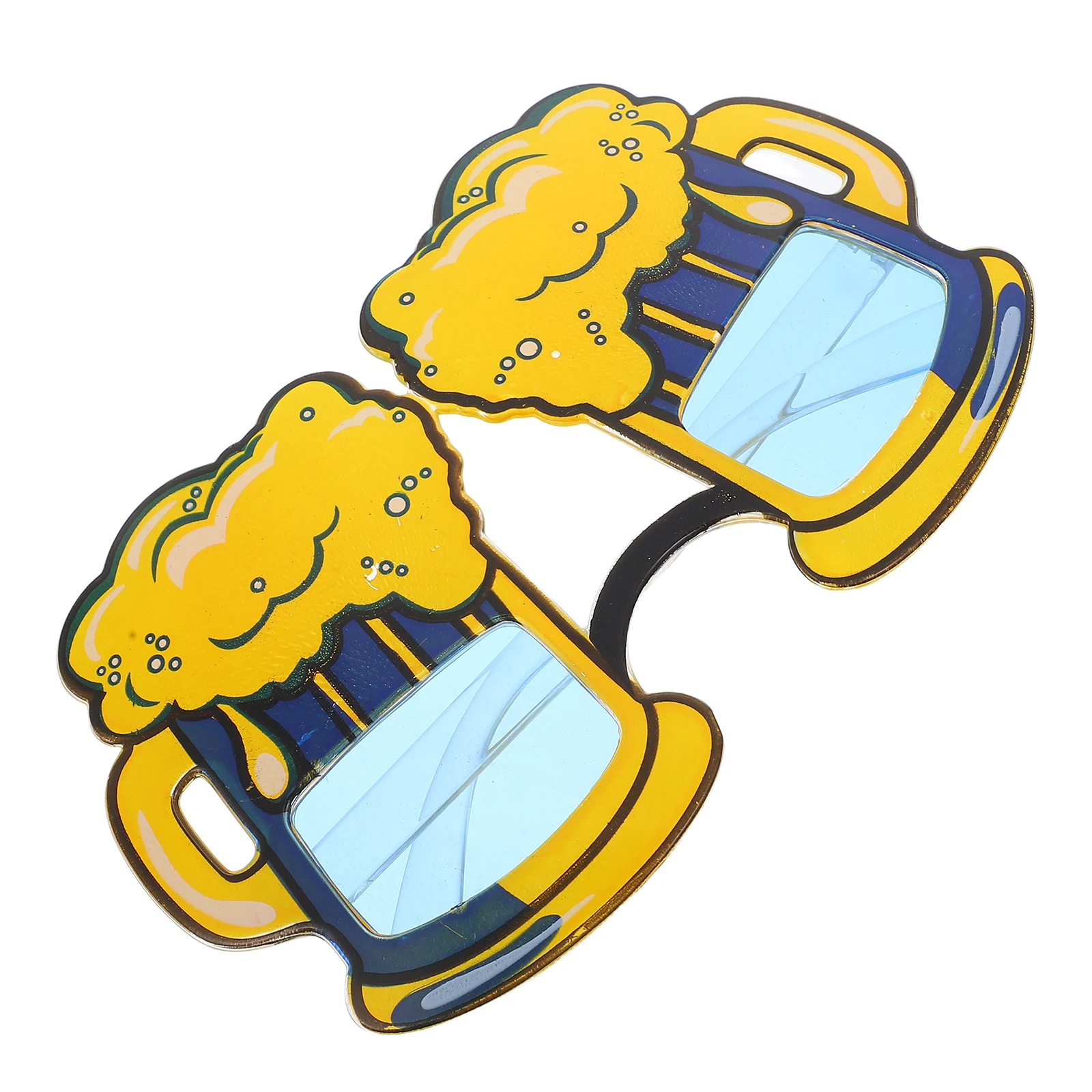 

1pc Beer Glasses Costume Mug Shaped Party Props Novelty Eyeglasses Photo Booth Accessories Beer Festival Decorations Lightweight