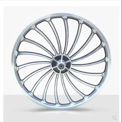 Explosion  20-inch Bicycle Wheel Set Integrated Ring Folding Car Child Car Aluminum Alloy Wheel Hub Disc Brake