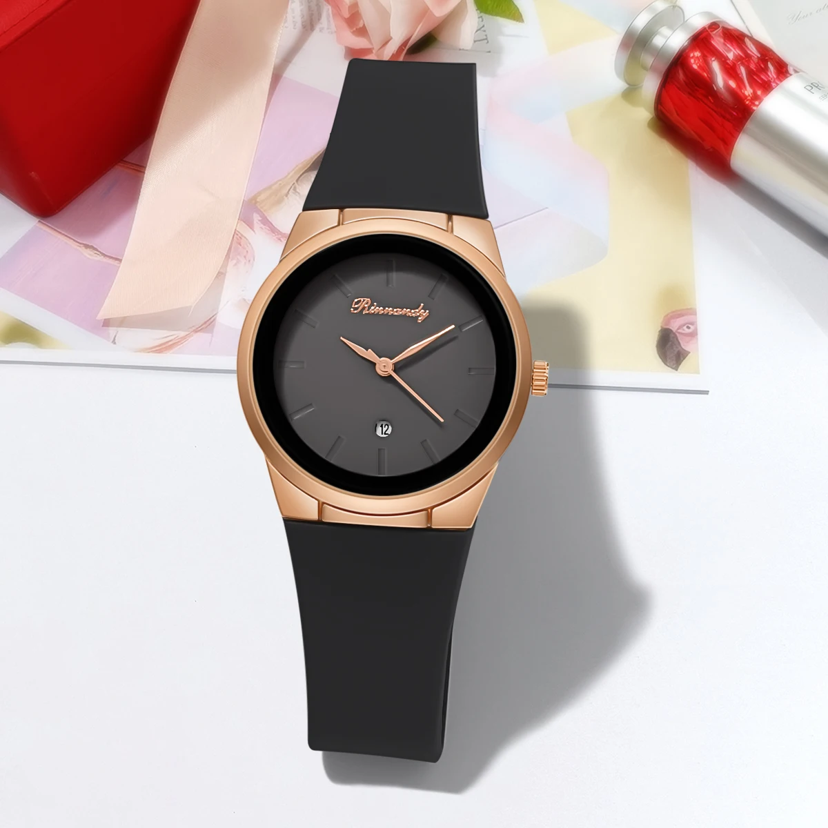 Simple Watches Women Quartz Wristwatch Casual Silicone Strap Ladies Watch Calendar Clock Gift Relogio Feminino