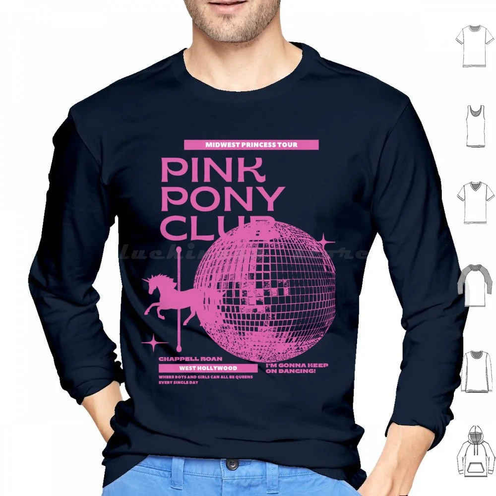 Chappell Roan Shirt Pink Club Tshirt Midwest Princess Tour Sapphic Wlw Pride Music Tee Hoodies Long Sleeve