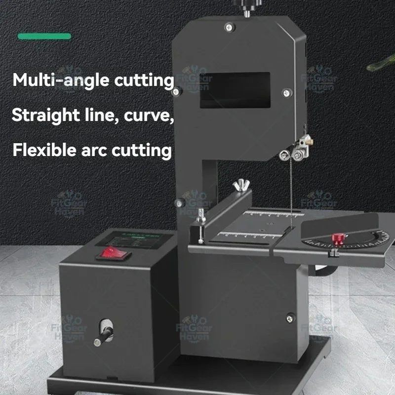 Multifunctional Electric Woodworking Table Saw Vertical Band Saw Jigsaw Cutting Tool