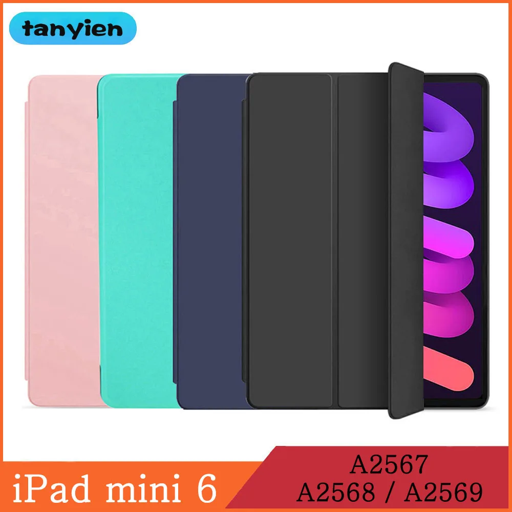 

For iPad mini 6 8.3'' 2021 A2567 A2568 Trifold Magnetic Tablet Case For Apple iPad mini 6th Generation Stand Flip Smart Cover