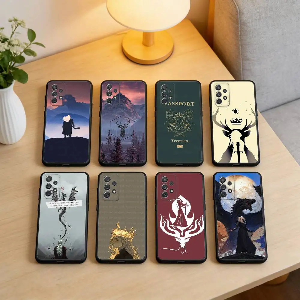 

Thron-Of G-Glass Phone Case For Samsung Galaxy A73,A72,A71,A70,A53,A52,A51,Soft Silicone Black Cover