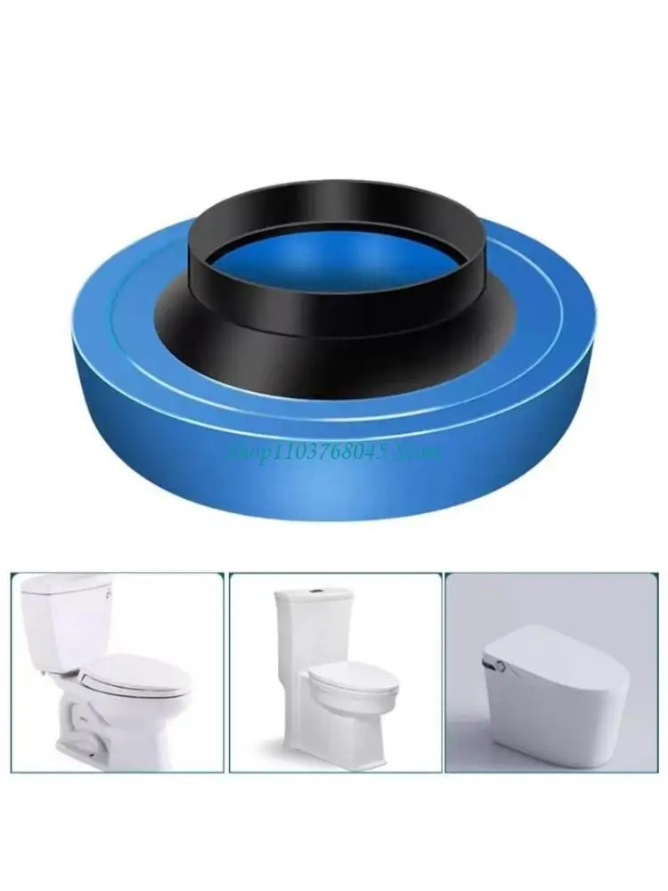 

R53F Floor Outlet Drain Pipe Flange Rings Toilet Spill Sealing Rings Easily Install