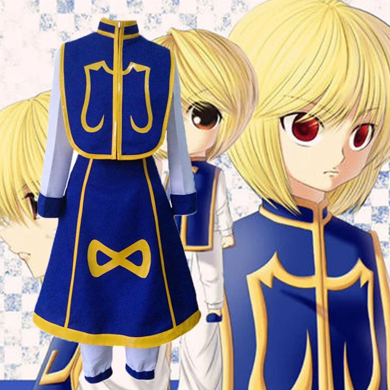 

Униформа для косплея из аниме Hunter X Hunter костюм Kurapika полный комплект для мужчин на Хэллоуин