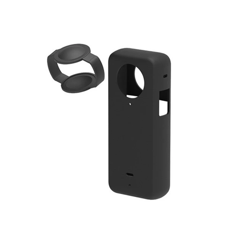 Camera Silicone Case For Insta 360 ONE X3 Panoramic Action Camera Dustproof Silicone Protective Anti-Drop Case,
