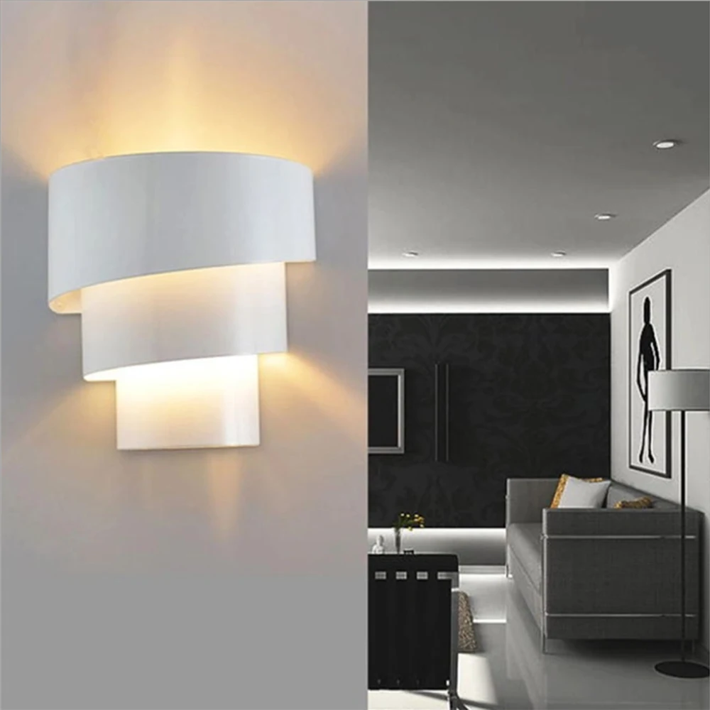 

Modern E27 LED Wall Lights Lighting Nordic Up Down Bedside wall lamp Fixture Indoor Sconce Aisle Bedroom Living Room Home Decor