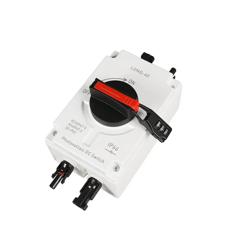 Imagem -05 - Disconnector Switch Mais Connector Mais Wrench 32a 4p Dc1200v Gf40 ao ar Livre Ip66 Impermeável Interruptor Giratório do Interruptor do Desviador pv