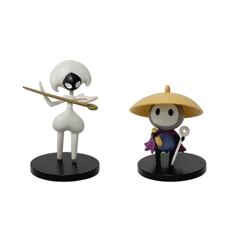 ของสะสมฮอลโลว์ไนท์ 6 ชิ้น: ฟิกเกอร์เกมและของตกแต่ง ได้แก่ มิล่า, ชาโดว์, ควิลล์, คอร์เนีย