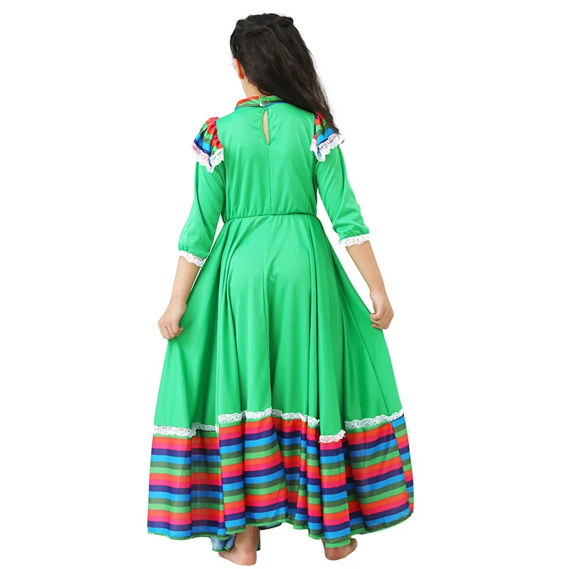 Танцевальное платье для девочек De Fiesta, костюм на Хэллоуин, платья принцессы для девочек