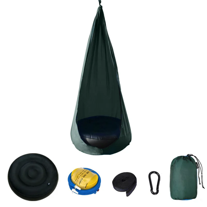 Children Kids Pod Swing Chair Tent Indoor Outdoor Garden Hanging Seat Hammock Outdoor Hammock Inflatable Hammock