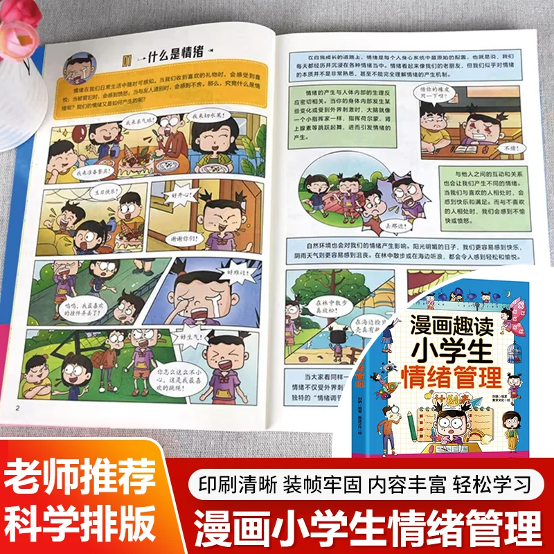 Comic Reading for Pupils’ Emotional Management, Conquer Inferiority and Anxiety