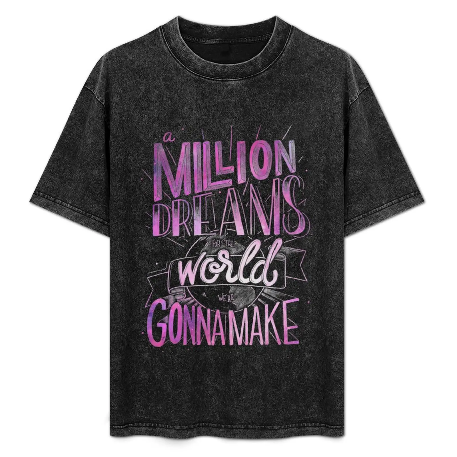 

A Million Dreams T-Shirt Big Size Short Sleeve Tee for Men