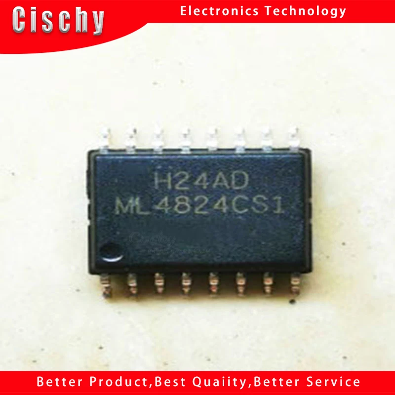 5pcs/lot ML4824IS1 ML4824CS2 ML4824CS ML4824CS-1 ML4824 SOP-16 In Stock