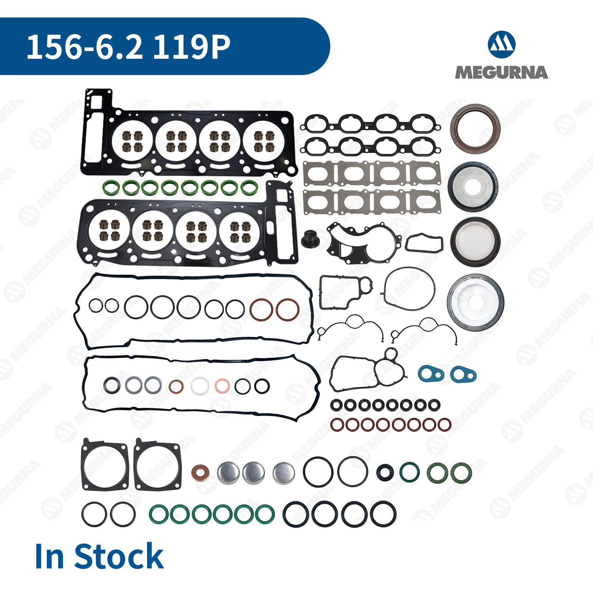

Engine Rebuild Overhaul Kit Full Cylinder Head Gasket Seal Set for Mercedes Benz M156 6.2L CLS,C,E,M,SLS,SL Class W204 C204 W211