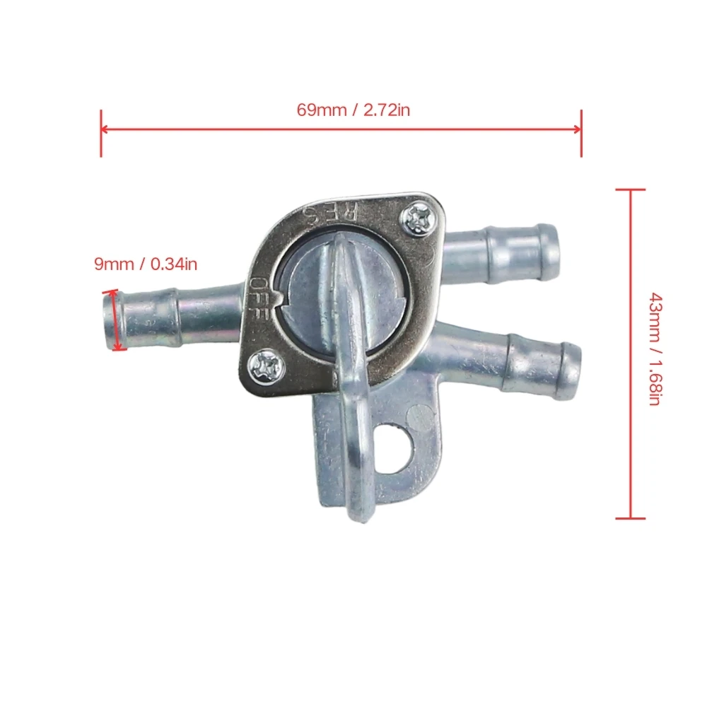 For Honda CRF250X 2004 2005-2017 CRF450X 2005-2017 Replaces 16950-KSC-003 Motorcycle Fuel Vavle Petcock Shut Off Tank Switch