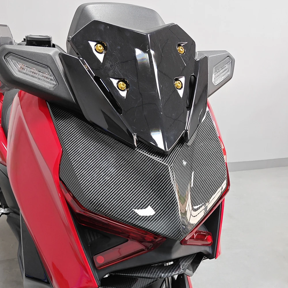 For Yamaha X-MAX XMAX300 2023-2025 Top Bodywork Fairing Cover Front Headlight Headlamp Upper Beak Nose Cover Fairing Protector