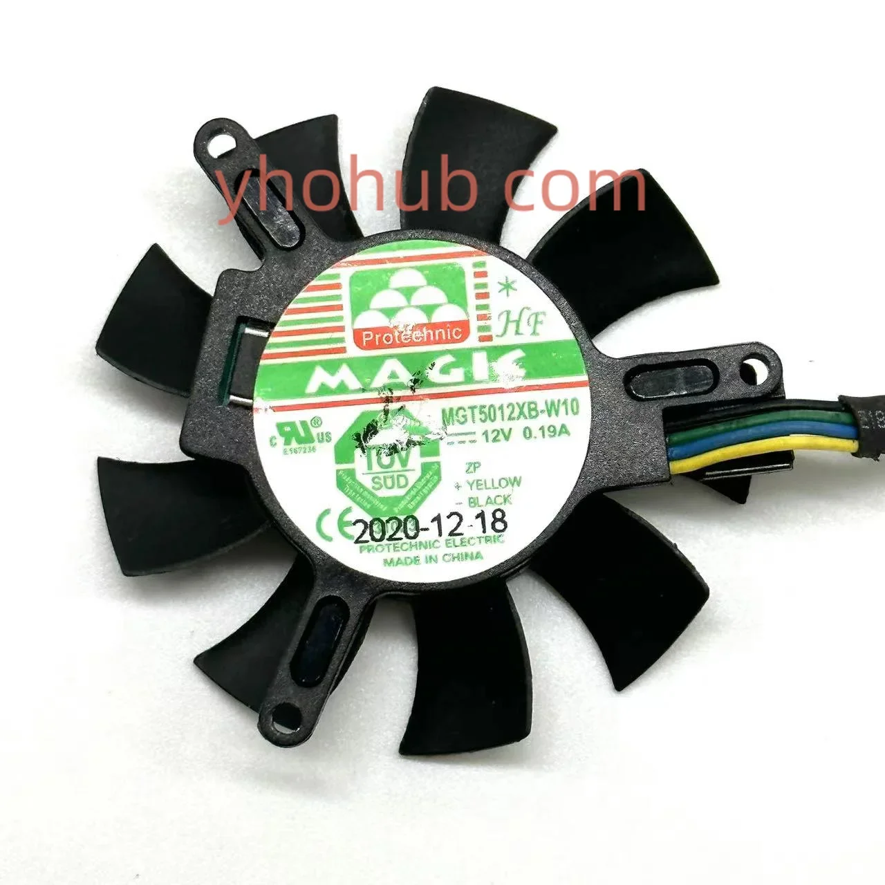 

Вентилятор охлаждения сервера Magic MGT5012XB-W10, 12 В постоянного тока, 0,19 А, 50x50x10 мм, 4-проводной