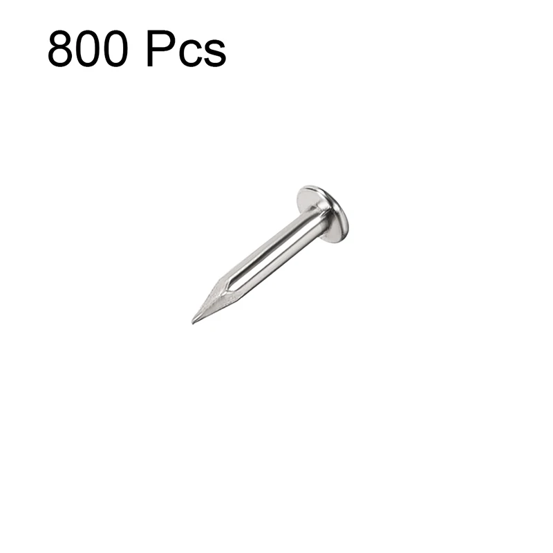 800pcs 1.2mm Tiny Nails Carbon Steel Small Mini Round Head Nail Stud for Jewelry Chest Box Case Hinge Furniture Drum Pictures