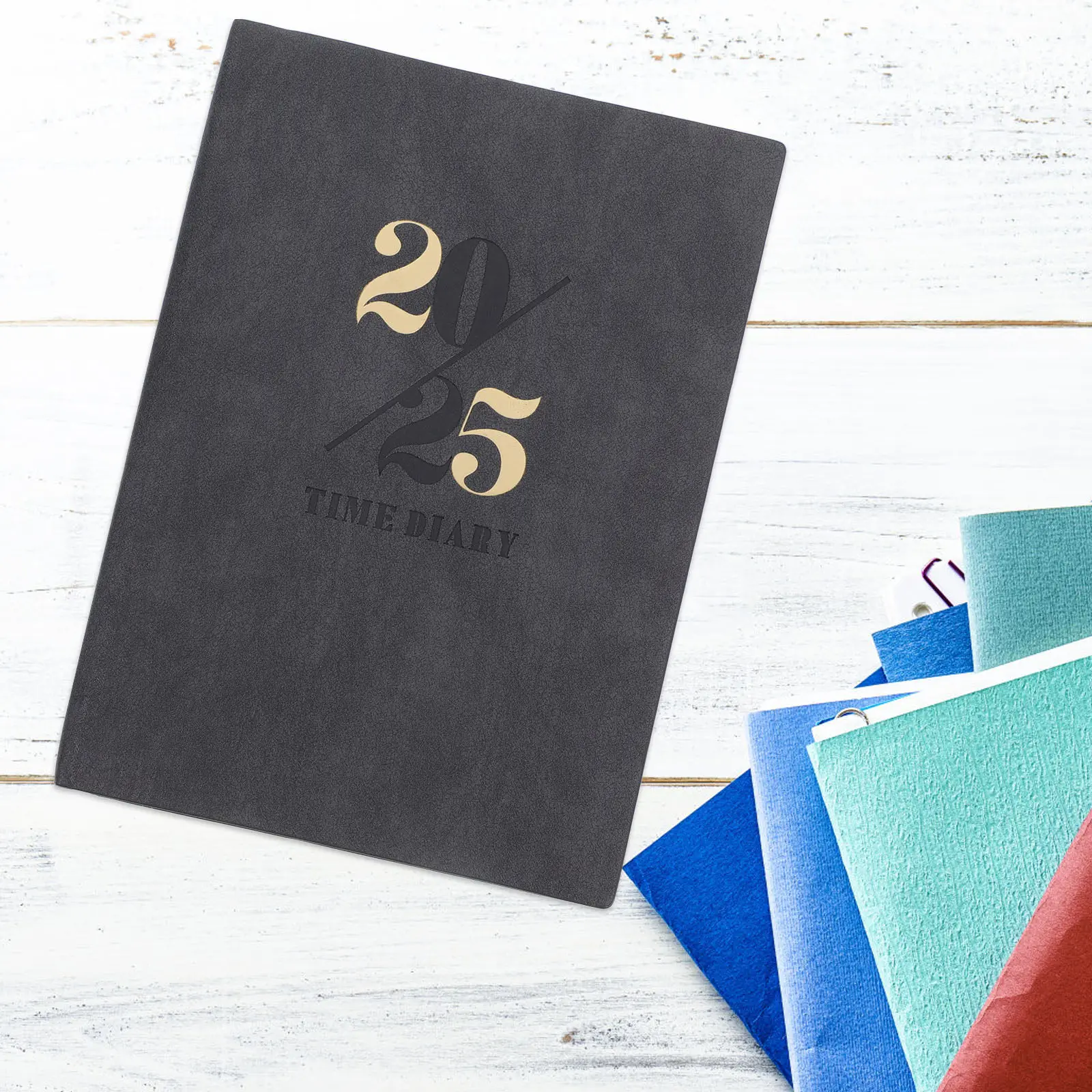 

2025 Daily Planner Notebook Schedule Book Aesthetic Journal Organizer Portable Elegant Writing Book for Office School